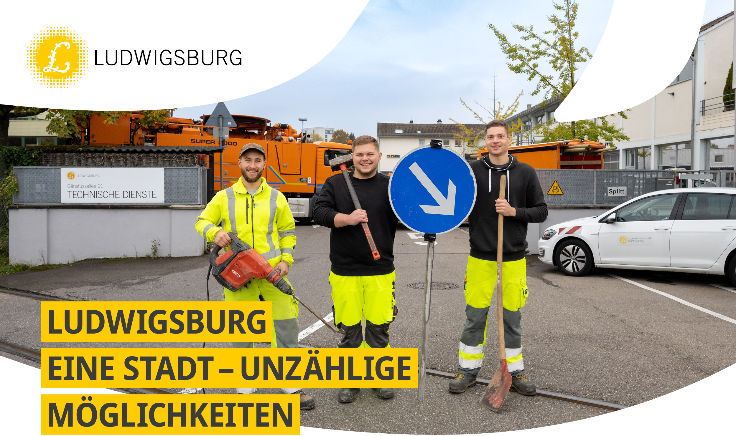 Headergrafik Verwaltung, Ludwigsburg, eine Stadt – unzählige Möglichkeiten